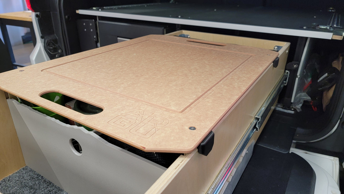 Richlite Overland Kitchen cutting board for Land Cruiser, 4Runner, GX460, GX470, FJ Cruiser, Sequoia