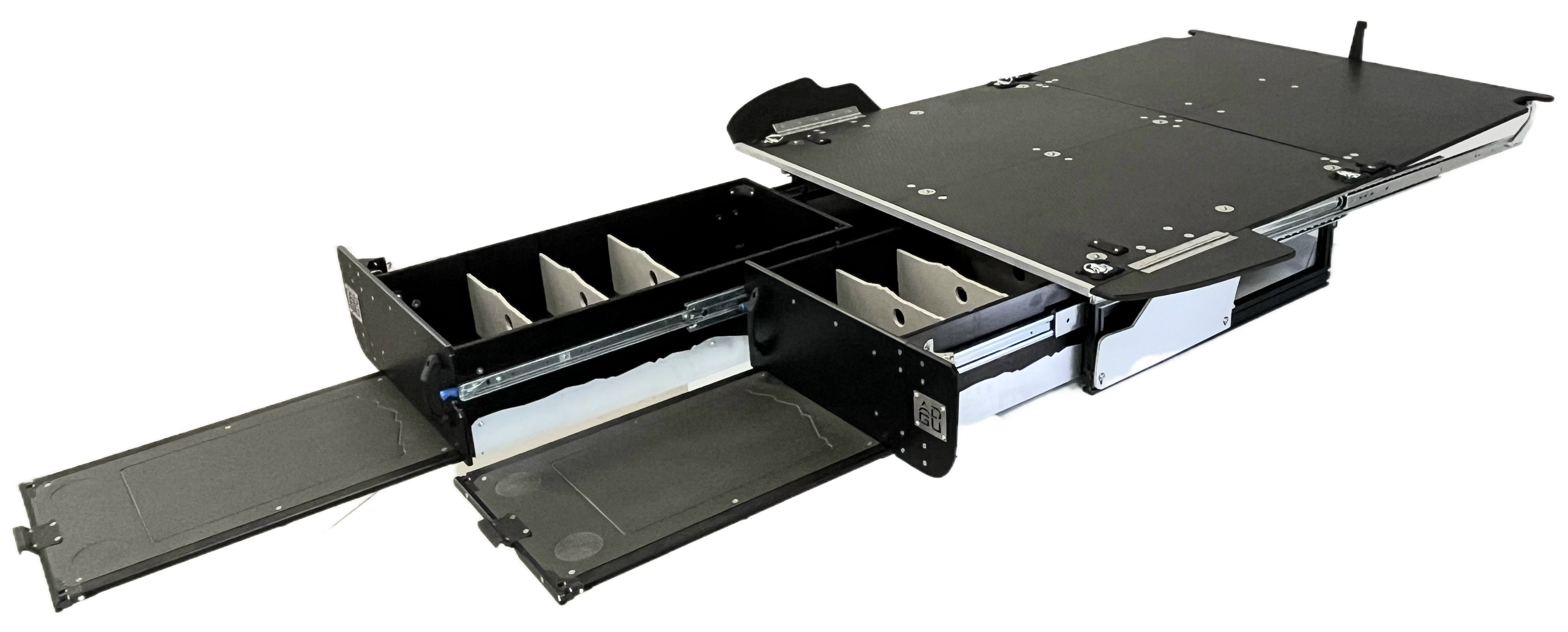 5th Gen 4Runner w Cargo Tray - Dual Drawer