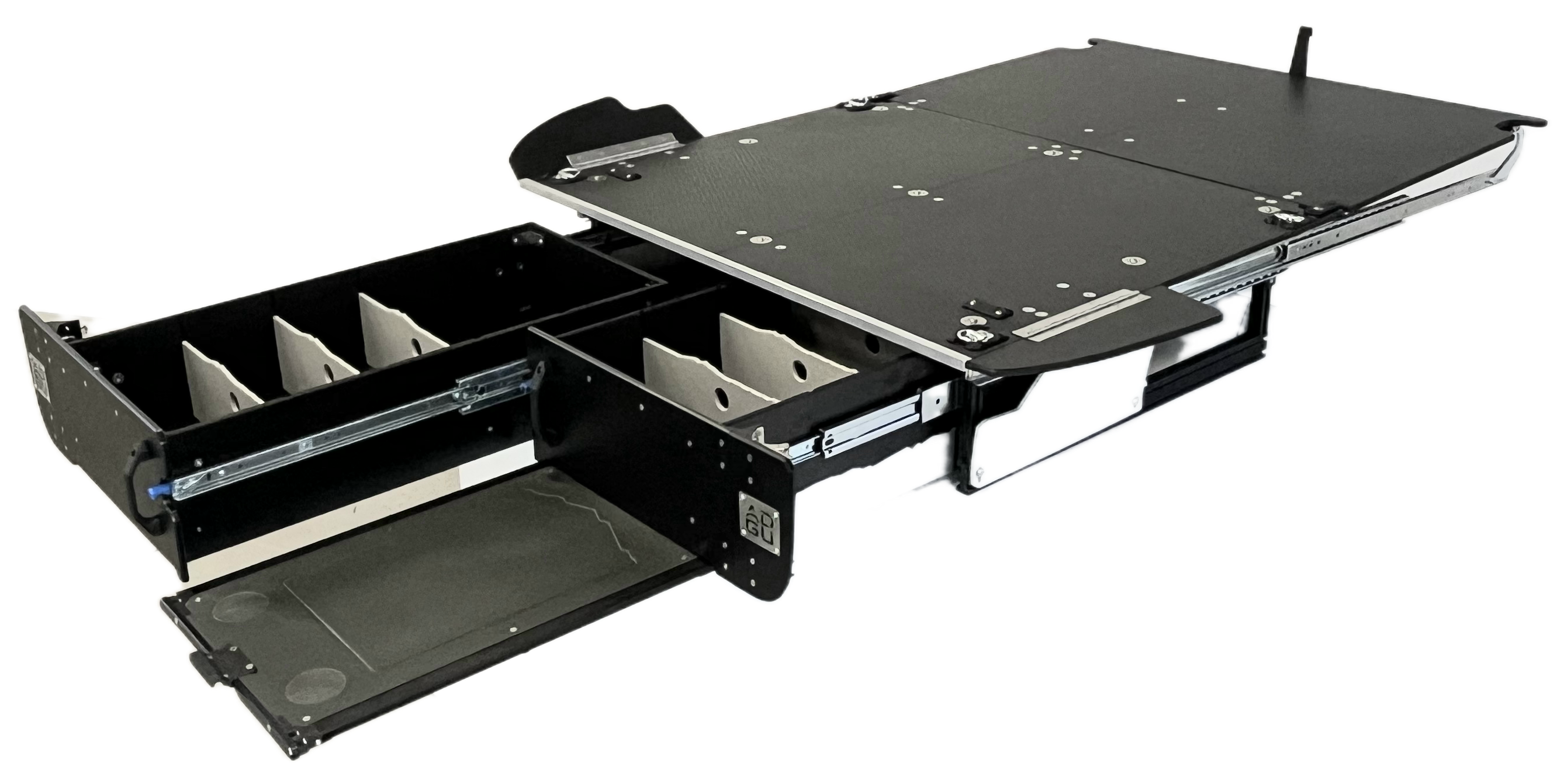 5th Gen 4Runner w Cargo Tray - Dual Drawer