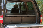 100 series Toyota land cruiser drawer system with sleeping platform