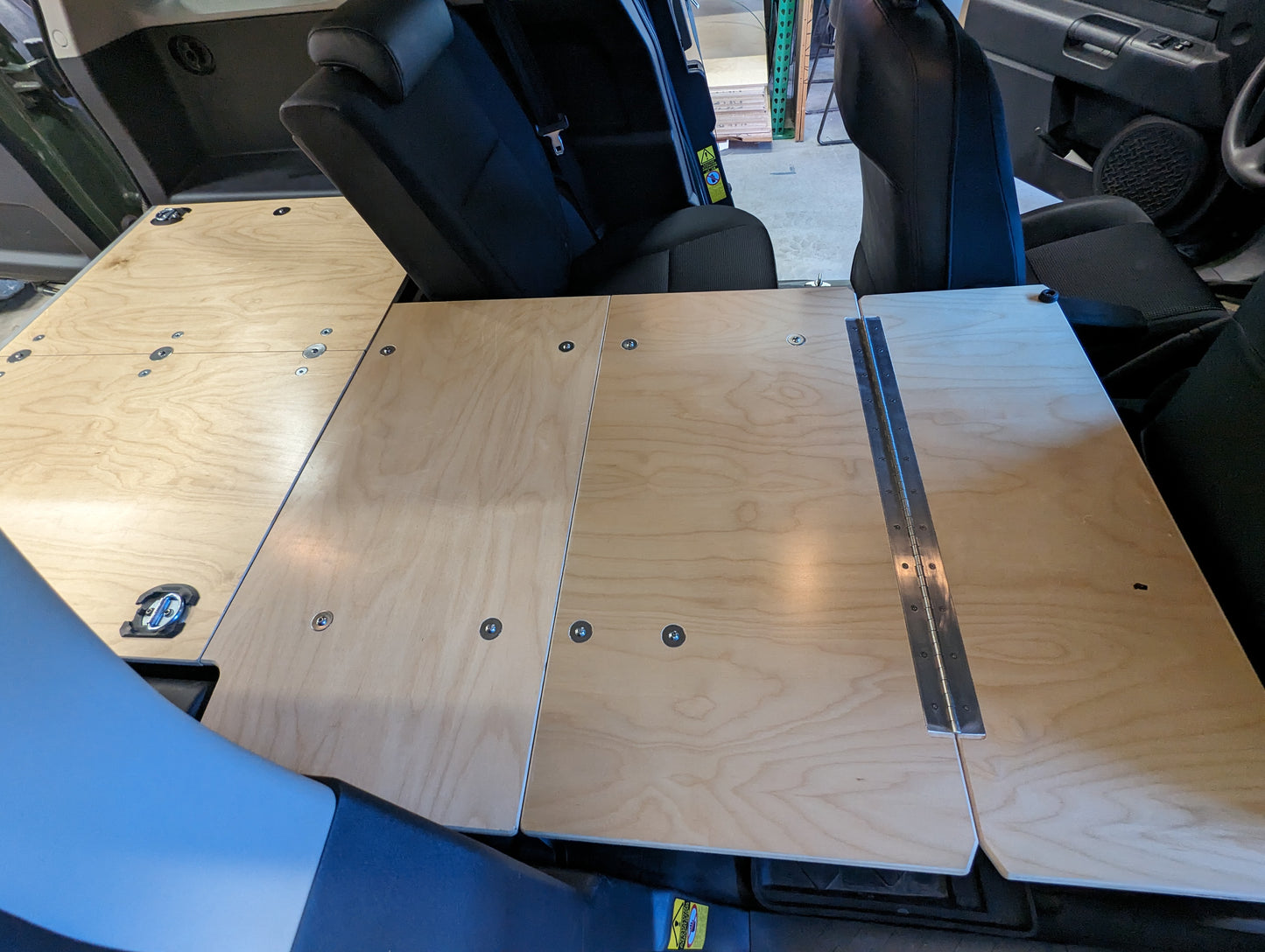 FJ Cruiser Sleeping Platform 60% Seat Delete Drawers Air Down Gear Up
