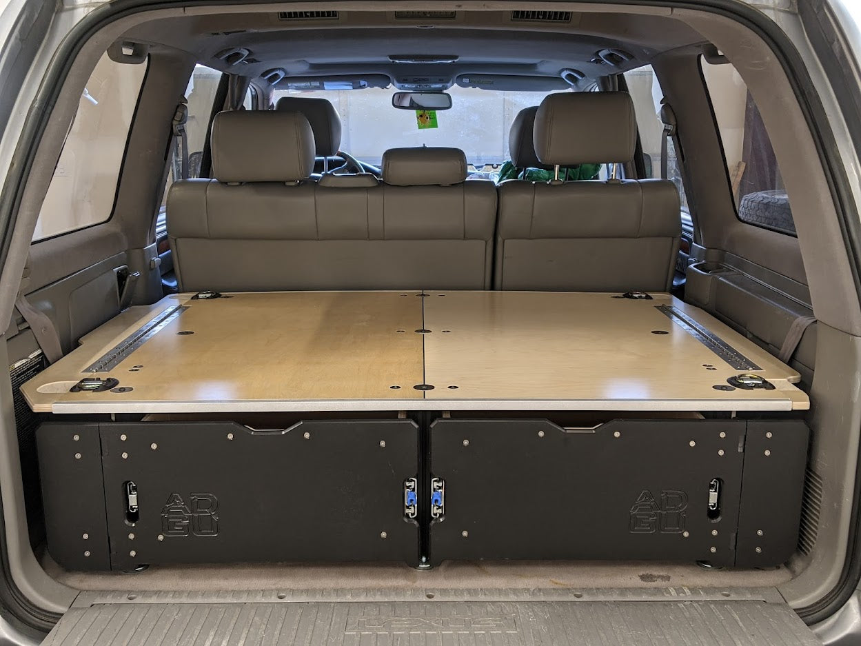 100 Series Toyota Land Cruiser LX470 drawer system  for vehicle organization